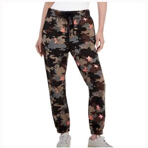 Tinseltown Camouflage Joggers with Star Accents
